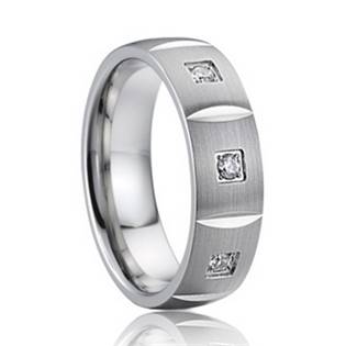 AN1026 Dámský snubní prsten se zirkony