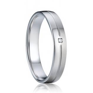 AN1030 Dámský snubní prsten zirkon, stříbro AG 925/1000