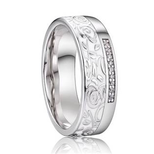 AN1038 Dámský snubní prsten, stříbro AG 925/1000