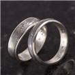 Snubní ocelový prsten damasteel (2)