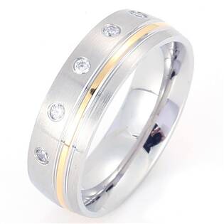 Dámský ocelový prsten