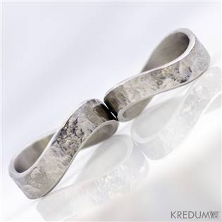 Dámský ocelový snubní prsten Forever BG