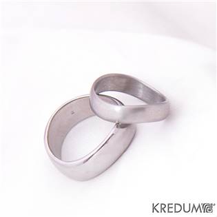 Dámský snubní ocelový prsten Forever Klasik