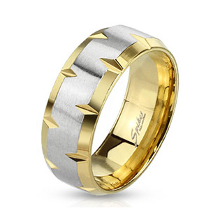 Dámský snubní prsten, šíře 6 mm, vel. 50