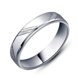 Dámský stříbrný prsten šíře 3 mm, vel. 52