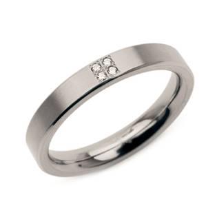 Dámský titanový prsten BOCCIA® s diamanty 0120-01