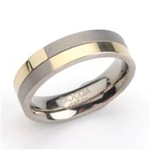 Dámský titanový prsten se zlacením BOCCIA® 0101-10