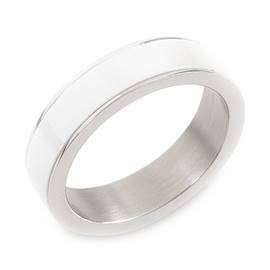 Dámský titanový snubní prsten s keramikou 0132-01