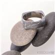Snubní ocelový prsten damasteel (8)