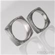 Snubní ocelový prsten damasteel (13)
