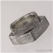 Snubní ocelový prsten damasteel (14)