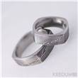 Snubní ocelový prsten damasteel (1)