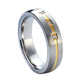 NSS1009 Dámský snubní prsten se zirkony