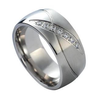 NSS1019 Dámský snubní prsten se zirkony