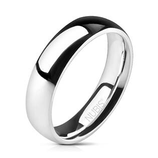 NSS1024 Dámský ocelový snubní prsten, 5 mm