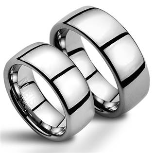 NWF1007 Wolframové snubní prsteny - pár
