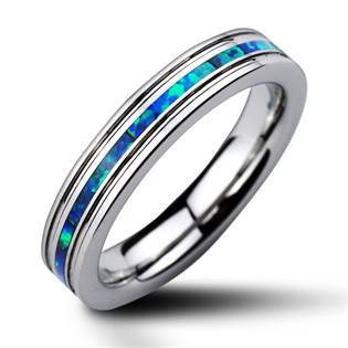 NWF1022 Dámský snubní prsten s opálem