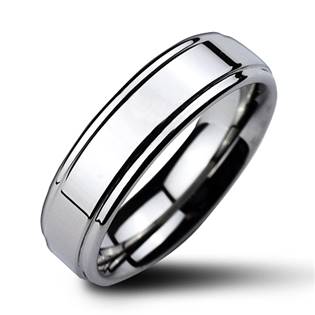NWF1022 Pánský snubní prsten wolfram