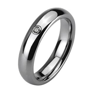 NWF1025 Dámský snubní prsten wolfram, zirkon