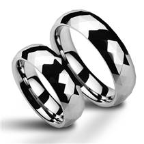 NWF1035 Wolframové snubní prsteny - pár