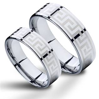 NWF1056 Pánský snubní prsten wolfram