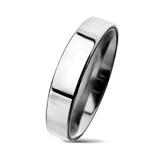 Ocelový prsten šíře 4 mm