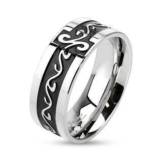 OPR0005 Dámský ocelový snubní prsten