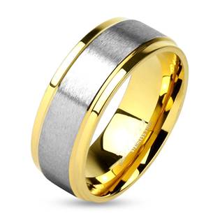 OPR0009 Dámský ocelový snubní prsten