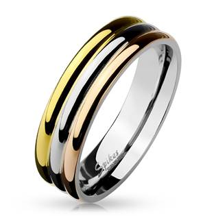 OPR0012 Pánský ocelový snubní prsten