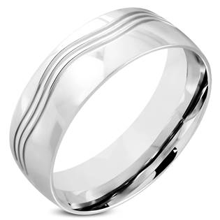 OPR0023 Dámský snubní prsten, šíře 8 mm
