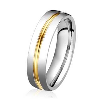 OPR0039 Dámský ocelový prsten, šíře 5 mm