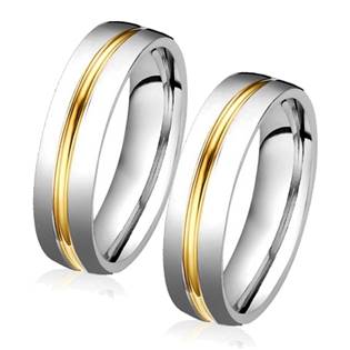 OPR0039 Ocelové snubní prsteny - pár