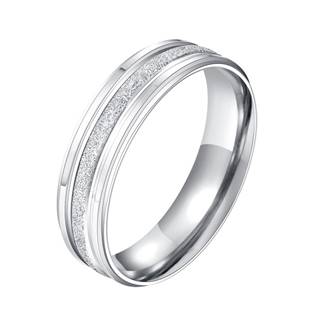 OPR0051 Pánský ocelový prsten, šíře 6 mm