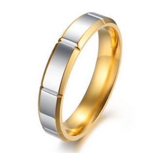 OPR0052 Dámský ocelový prsten, šíře 4 mm