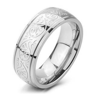 OPR0056 Dámský snubní prsten s ornamenty