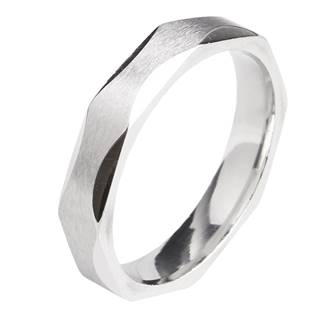 OPR0058 Dámský ocelový prsten, šíře 4 mm