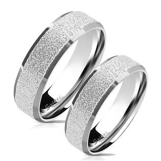 OPR0077 Ocelové snubní prsteny - pár