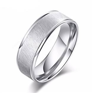 OPR0090 Pánský ocelový prsten, šíře 8 mm