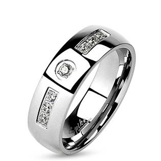 OPR0094 Dámský ocelový prsten