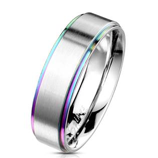 OPR0101 Dámský snubní ocelový prsten