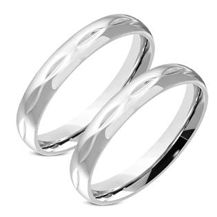 OPR0106 ocelové snubní prsteny - pár