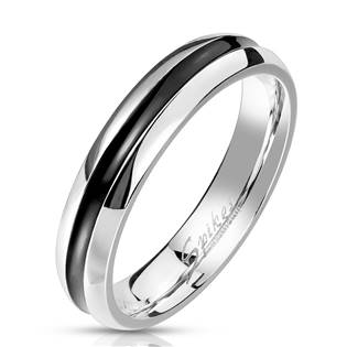 OPR0113 Pánský snubní ocelový prsten