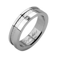 OPR1213 Dámský ocelový prsten šíře 5 mm