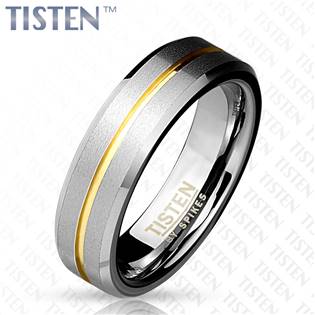 Pánský snubní prsten Tisten