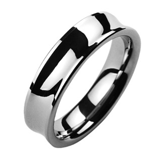 Pánský snubní prsten wolfram, šíře 6 mm, vel. 59