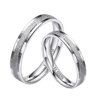 Pánský stříbrný prsten šíře 4 mm