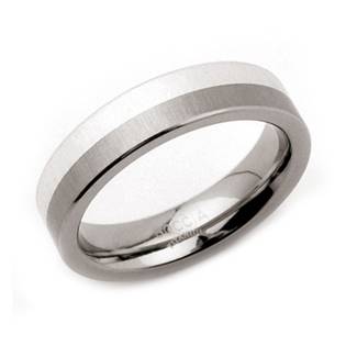 Pánský titanový prsten se stříbrem BOCCIA® 0115-01