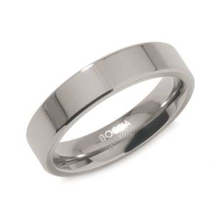 Pánský titanový snubní prsten lesklý BOCCIA® 0121-01