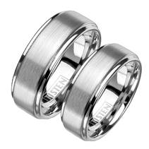 TIS0012 Matné snubní prsteny TISTEN - pár