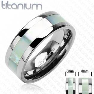 TT1006 Dámský snubní prsten titan